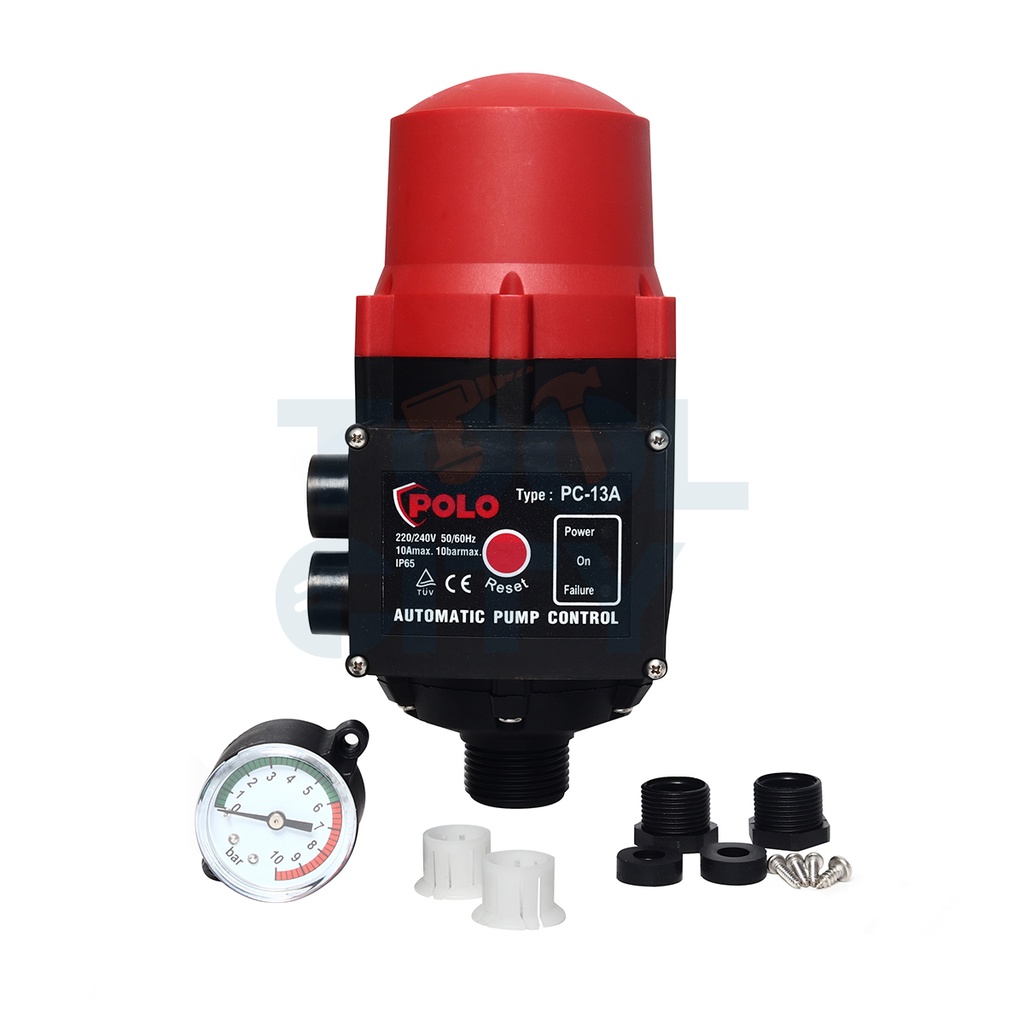 POLO (PRESSURE SWITCH) (โปโล(เชื่อมท่อ)) PC-13A สวิทช์ปั๊มน้ำอัตโนมัติ ...