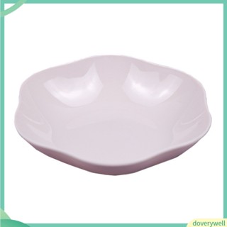 {doverywell} จานขนมหวาน ขอบเรียบ สีสันสดใส ล้างทําความสะอาดได้ สําหรับบ้าน โต๊ะผลไม้