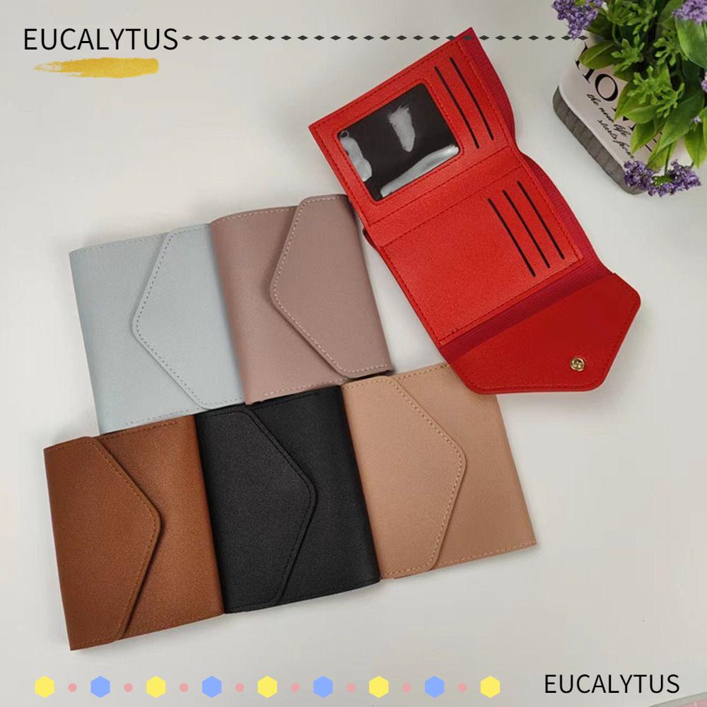 eutus-กระเป๋าสตางค์หนัง-ใบสั้น-ใส่บัตรได้หลายใบ-อเนกประสงค์-สําหรับผู้หญิง