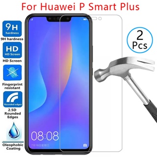 กระจกนิรภัยกันรอยหน้าจอ สําหรับ huawei p smart plus 2018 case cover on psmart smar smat samrt phone case bag 360