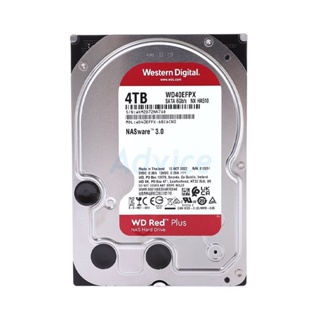 4 TB HDD WD RED PLUS NAS (5400RPM, 128MB, SATA-3, WD40EFPX)