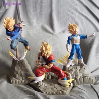 Brightstar ของเล่นฟิกเกอร์ PVC อนิเมะ Dragon Ball Z Figure Son Goku Trunks Vegeta Super Saiyan fighg