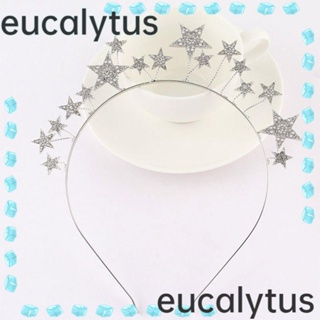 Eucalytus1 ที่คาดผม มงกุฎนางฟ้า ประดับพลอยเทียม เครื่องประดับผมเจ้าสาว