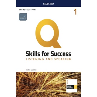 Bundanjai (หนังสือเรียนภาษาอังกฤษ Oxford) Q : Skills for Success 3rd ED 1 : Listening and Speaking : Student Book +iQ