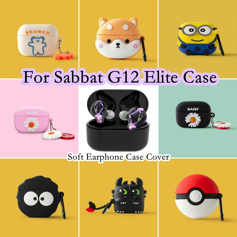 พร้อมส่ง-เคสหูฟัง-แบบนิ่ม-ลายการ์ตูน-สําหรับ-sabbat-g12-elite-g12-elite