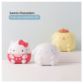 ของเล่นตุ๊กตาการ์ตูน Cinnamoroll Hello Kittys Purin Dog บรรเทาความเครียด