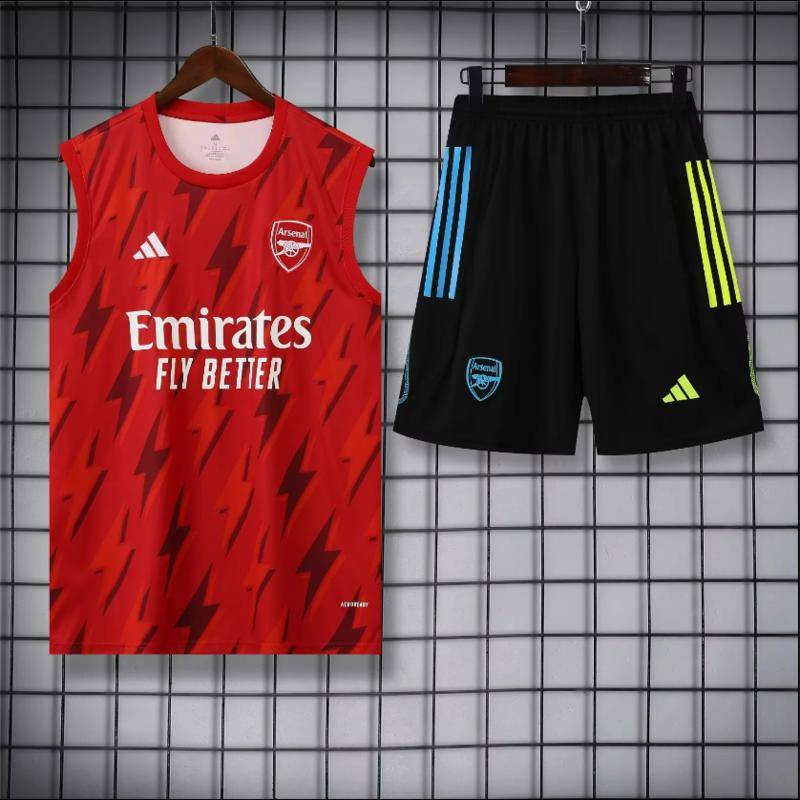 2023-24-ใหม่-เสื้อเชิ้ตสีแดง-กางเกงกีฬา-เสื้อฟุตบอล