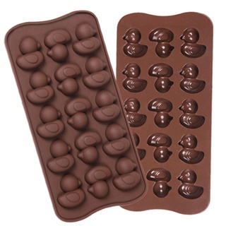 Chocolate Duck Shape Silicone Ice Cube Jelly Tray Candy Cake Baking Molds Clearance sale