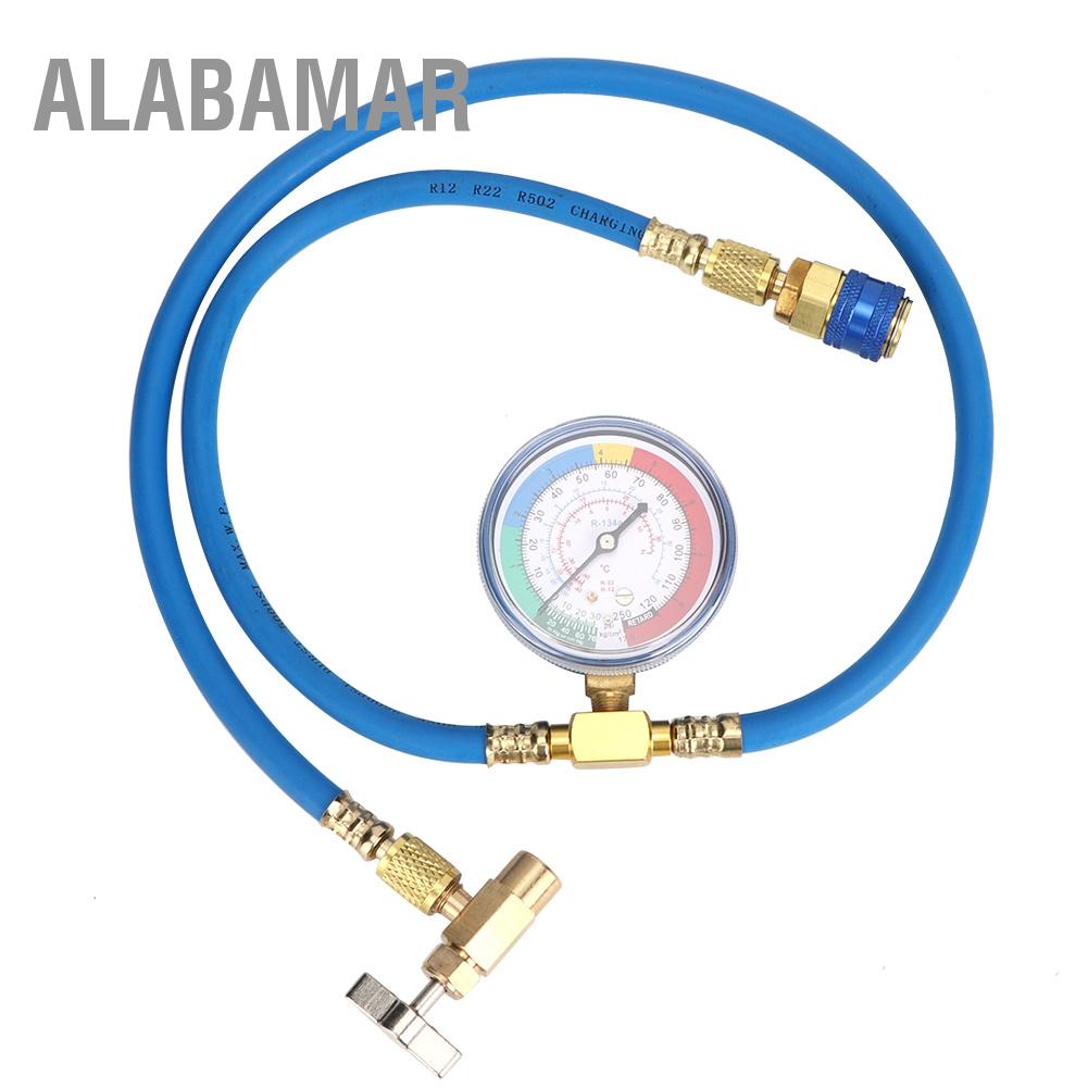 alabamar-r134a-สายวัดรีชาร์จสามารถแตะเกจท่อชาร์จสารทำความเย็น