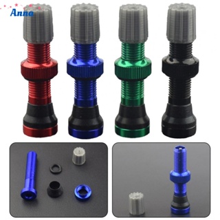 【Anna】Tubeless Valve Bike Tubeless Valve Black/ Red/ Blue/ Green Cycling Accessories