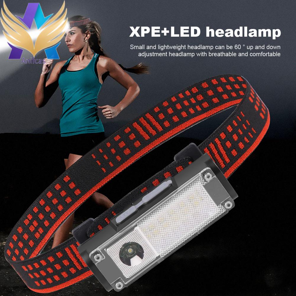 anifcas-th-xpe-ไฟหน้า-led-4-เกียร์-400lm-กันน้ํา-สําหรับวิ่ง-ตั้งแคมป์