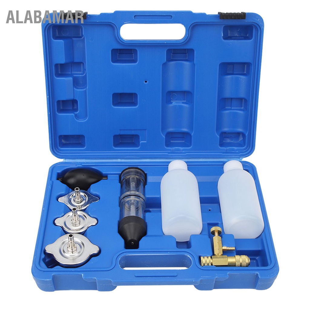 alabamar-8pcs-combustion-leak-tester-kit-co2-detector-for-cars-trucks-road-tractors-excavators