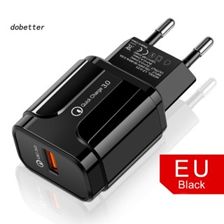 &lt;Dobetter&gt; อะแดปเตอร์ชาร์จโทรศัพท์มือถือ USB QC30 18W สําหรับ iPhone Huawei