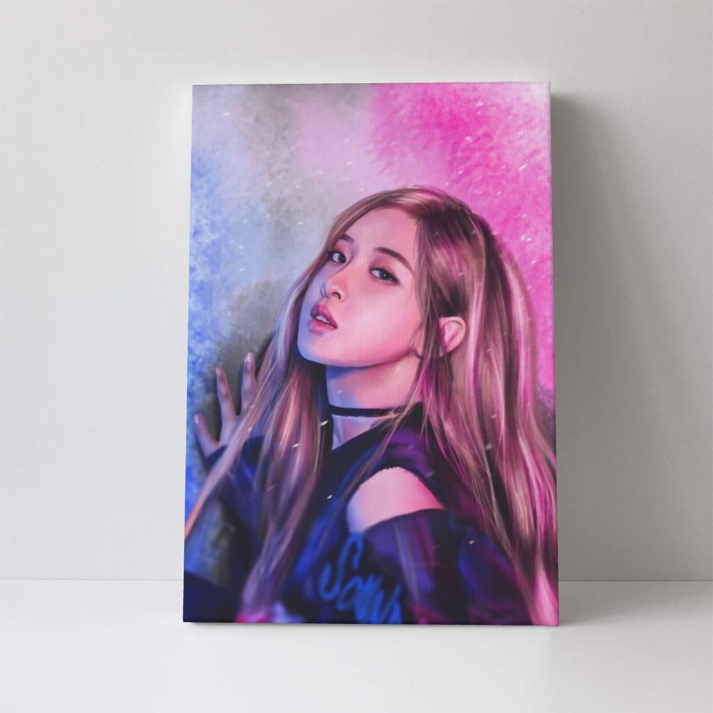 blackpink-ภาพวาดผ้าใบ-ศิลปะ-ตกแต่งผนังบ้าน-โปสเตอร์ศิลปะ-ของขวัญสําหรับเด็กชายและเด็กหญิง-ห้องนอน