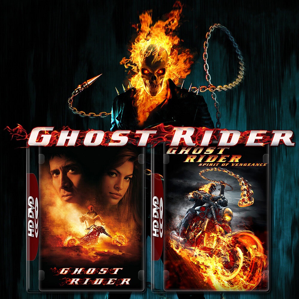 Ghost Rider โกสต์ ไรเดอร์ ภาค 1-2 DVD หนัง มาสเตอร์ พากย์ไทย | Shopee ...