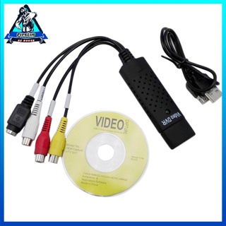 [สปอตสินค้า] Usb 2.0 Video Capture Card Converter Pc Adapter ทีวี Audio Dvd Dvr Vhs สำหรับ Window 2000 Xp Vista Win 7 [Y/3]