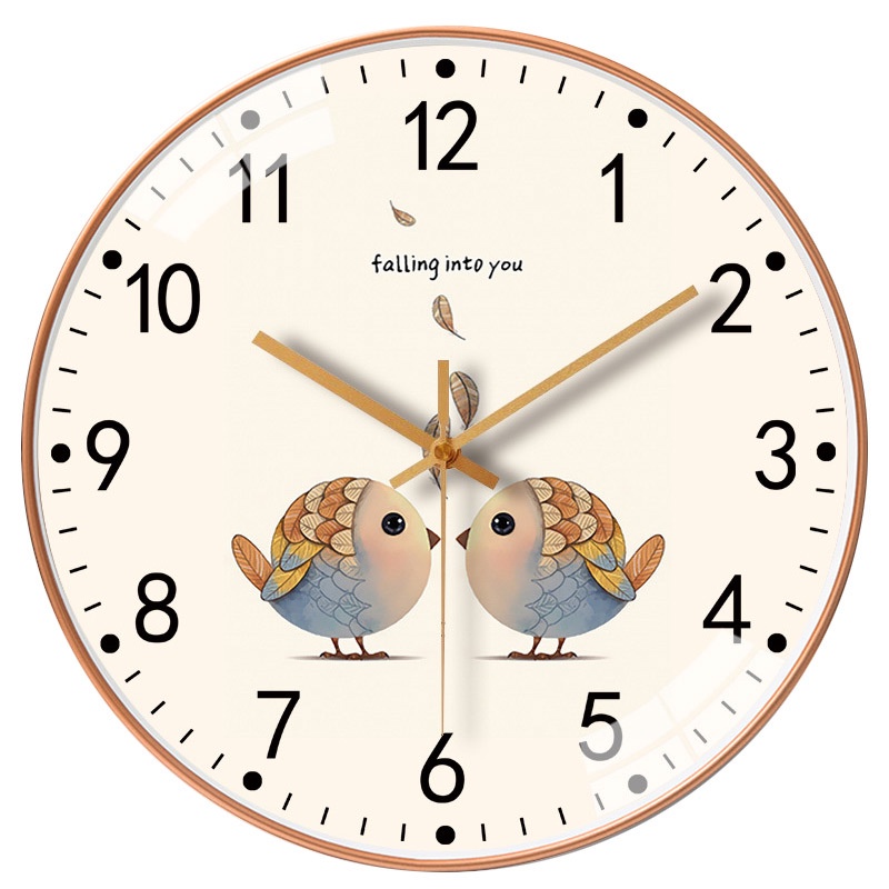 jd-นาฬิกาแขวนรูปสัตว์การ์ตูนนาฬิกาแขวนในครัวเรือน