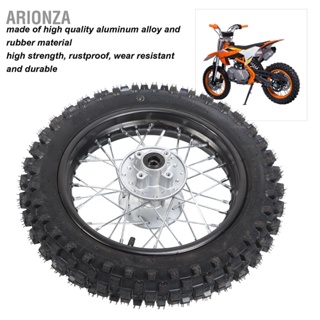 ARIONZA 80/100‑12 Rear Rim Tire Dirt Bike Wheel for 70 90 110 125 140 150 160cc Petrol Scooter