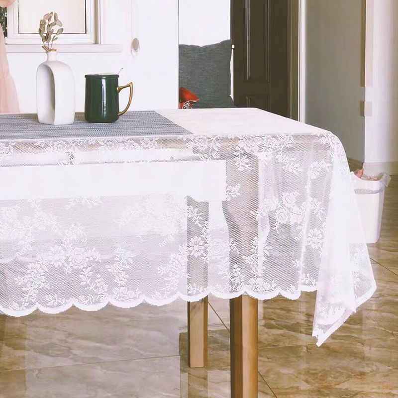 ผ้าปูโต๊ะ-ผ้าปูหลังตู้เย็น-ผ้าสีขาวนวล-มี-5-ขนาด