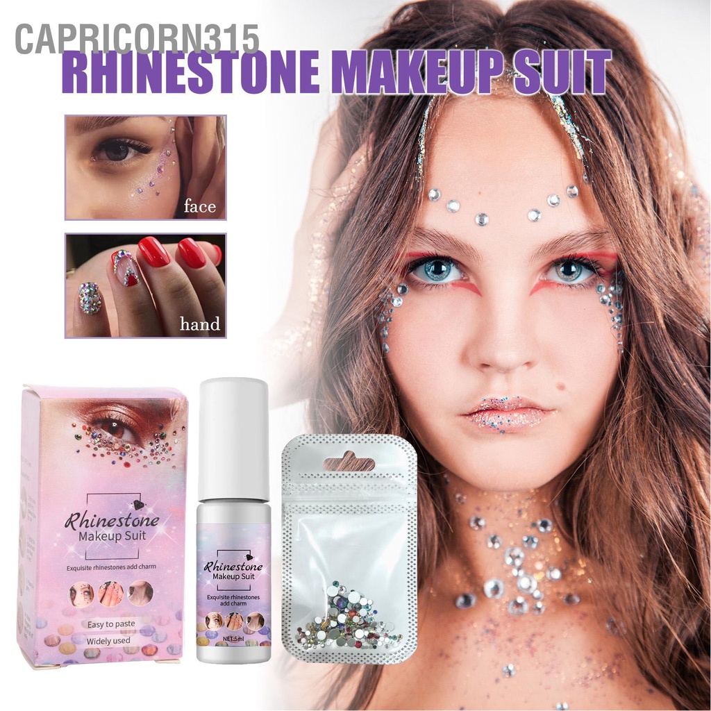 capricorn315-เล็บ-rhinestone-ขนาดต่างๆ-diy-ตกแต่ง-แต่งหน้าแบบพกพาพร้อมกาวเครื่องสำอางสำหรับผมเล็บใบหน้า