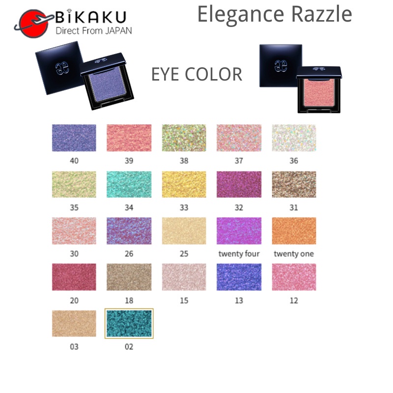 ส่งตรงจากญี่ปุ่น-elegance-razzle-อายแชโดว์-พาเลท-อายแชโดว์-ไพรเมอร์-ความงาม-แต่งหน้า-อายแชโดว์-กลิตเตอร์