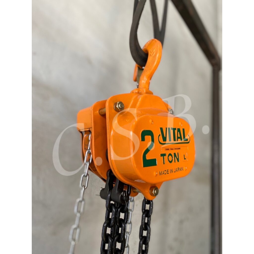 รอกโซ่มือสาว-ยี่ห้อvital-ขนาด-2-ตัน-chain-hoist-vital-2-ton