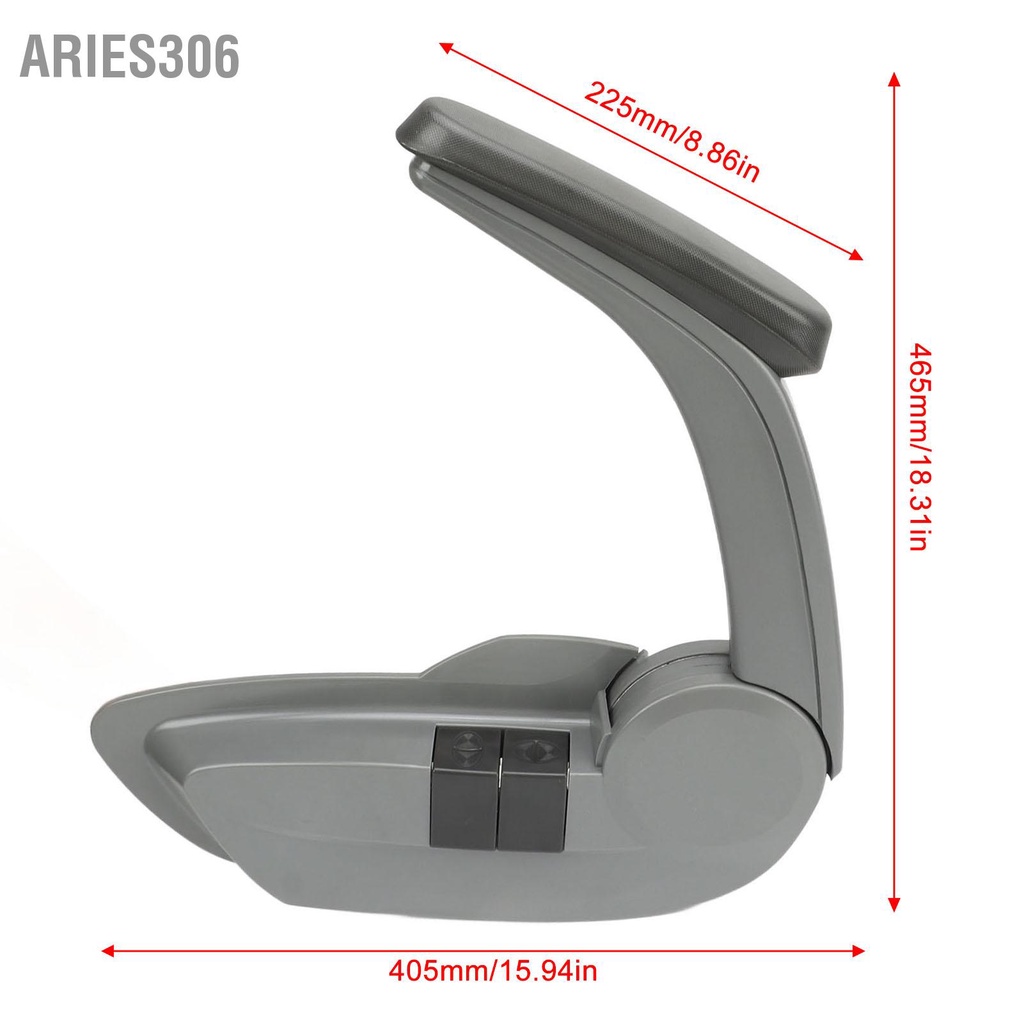 aries306-ที่เท้าแขนที่นั่งแบบปรับได้ที่เท้าแขนด้านซ้ายและขวาที่ทนทานพร้อมตัวปรับพนักพิง-universal-สำหรับรถโค้ช