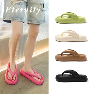Eternity รองเท้าแตะลําลอง พื้นแบน แฟชั่นฤดูร้อน สําหรับคู่รัก TX23051709