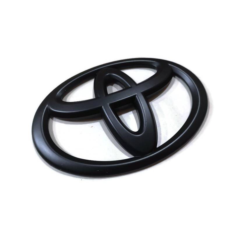 แนะนำ-โลโก้-toyota-สีดำด้านขนาด-16-x-11cm-สำหรับรถ-toyota-vigo-fortuner-จำนวน-1-ตัว