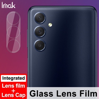 [ ฟิล์มเลนส์ + ฝาปิด ] ฟิล์มกระจกนิรภัยกันรอยหน้าจอ กันรอยเลนส์กล้อง HD สําหรับ iMak Samsung Galaxy M54 5G