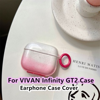 【พร้อมส่ง】เคสหูฟัง แบบนิ่ม ไล่โทนสีเหลือง สําหรับ VIVAN Infinity GT2 VIVAN Infinity GT2