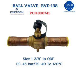 "EMERSON"(อิเมอร์สัน) BALL VALVE BVE-138 (1-3/8")