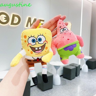 Augustine พวงกุญแจตุ๊กตา รูปการ์ตูน Spongebob ของขวัญวันเกิด งานแต่งงาน DIY