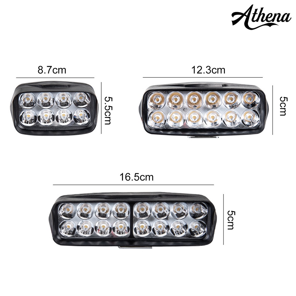 athn-ไฟหน้า-led-พลาสติก-ความสว่างสูง-กันน้ํา-ติดทนนาน-สําหรับรถจักรยานยนต์