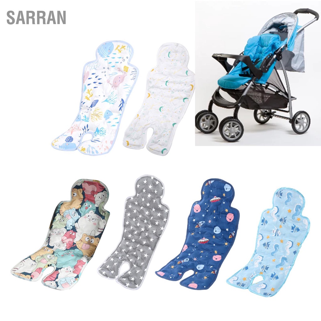 sarran-stroller-cool-seat-pad-เบาะรองนั่งรถเข็นเด็กผ้าฝ้ายนุ่มสบาย-summer-cooling