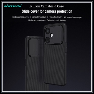 Nillkin เคสโทรศัพท์มือถือ สำหรับ OnePlus Nord CE 3 Lite 5G Case Camshield กับ แบบสไลด์ กันกล้อง PC หรูหรา สีดำ สีฟ้า แข็ง ปลอก