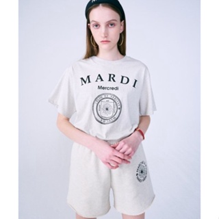 📦 พร้อมส่ง  ผ้าฝ้ายบริสุทธิ์ [Mardi Mercredi] เสื้อยืด ลาย Kim Go-eun สีดํา สไตล์เกาหลี T-shirts