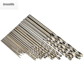 【DREAMLIFE】05-30mm HSS Mini Straight Shank Drill Bits Set for Woodworking and Electrical Tool