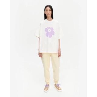 【ใหม่】【HOT】Marimekko เสื้อยืดแขนสั้น American Print Tide Brand100%cotton