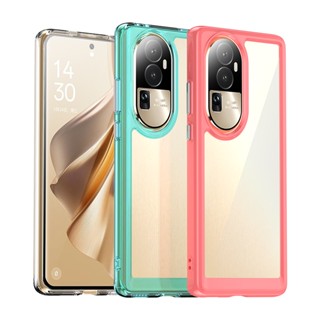 สําหรับ OPPO Reno 10 Pro Plus เคสใส สําหรับ OPPO Reno 10 Pro Plus เคสแข็ง โปร่งแสง กันกระแทก เคสโทรศัพท์