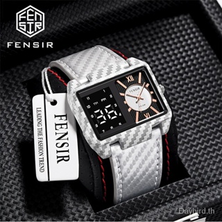 Fensir Brand Watch 1853 นาฬิกาข้อมือลําลอง หน้าจอสัมผัส ทรงสี่เหลี่ยม กันน้ํา เข้ากับทุกการแต่งกาย สไตล์สร้างสรรค์ สําหรับผู้ชาย
