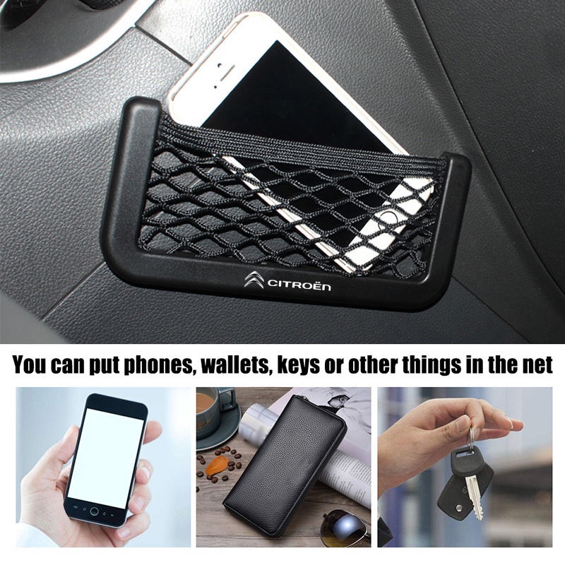 กระเป๋าใส่โทรศัพท์มือถือ-abs-ติดด้านข้างประตูรถยนต์-สําหรับ-citroen-c5-aircross-c4-ds5-c3