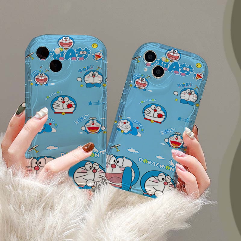 เคสโทรศัพท์มือถือแบบนิ่ม-tpu-ใส-ลายการ์ตูนโดเรม่อน-สําหรับ-vivo-y02-y02s-y15s-y16-y17-y19-y20-y21-y22s-y35-y50-y51-y75-y7s-91c-y95