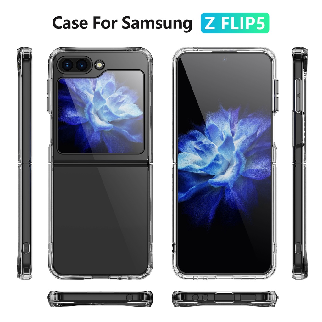 เคสโทรศัพท์มือถือแบบนิ่ม-tpu-แข็ง-ใส-กันกระแทก-สําหรับ-samsung-galaxy-z-flip5-z-flip-5-flip-z-5