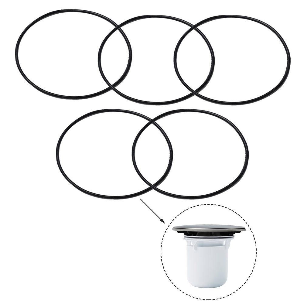 o-rings-parts-plug-replacement-room-rubber-strainer-supplies-5pcs-waste