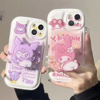 SANRIO ขาตั้งโทรศัพท์มือถือ ลายการ์ตูนอนิเมะ My Melody สไตล์เกาหลี