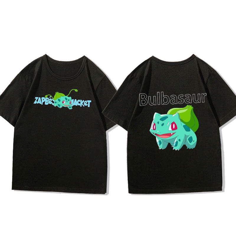 hot-เสื้อยืดแขนสั้นจากการ์ตูนเรื่อง-pokemon-amp-charmander-และ-miao-frog-seed-เหมาะสำหรับสวมใส่-ฤดูร้อน-ใหม่