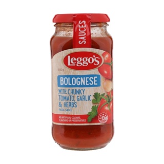Leggos Bolognese with Bacon Chunky Tomato Pasta Sauce เล็กโกส์โบโลเนส 500 g. (05-8192)
