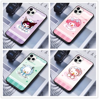 เคสโทรศัพท์มือถือแบบแก้วแข็ง ลาย Hello Kitty Melody Pachacco Cinnamoroll สําหรับ Huawei Mate 50 20 20x 10 30 40 Pro Plus