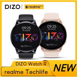 Realme Techlife DIZO นาฬิกาข้อมือสมาร์ทวอทช์ เชื่อมต่อบลูทูธ เหมาะกับการเล่นฟิตเนส สําหรับผู้ชาย ผู้หญิง